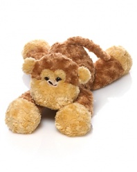 This ultra plush monkey doll is guaranteed to elicit giggles from yours.