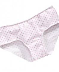 Start her day off on-point with these cute polka dot hipster briefs from So Jenni.