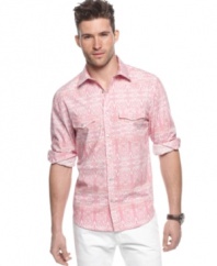 In a summer rut? Change up your pattern with this paisley shirt from Sons of Intrigue.