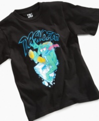 So stylish it's gnarly, this monster graphic tee from DC Shoes is the perfect way to break out a new look.