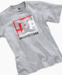 He can take nautical style and reclaim it for the streets in this Cross Starts tee from DC Shoes.
