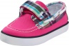 Polo by Ralph Lauren Sander EZ Sneaker (Toddler/Little Kid),Hot Pink/Pink Plaid Canvas,8 M US Toddler