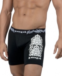 Try these tribal print boxer briefs from Papi on for seriously cool style.