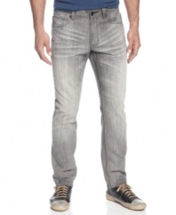 Slim on fit, big on style. These jeans from DKNY Jeans add a modern look to any casual outfit.