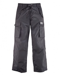 The Expedition pant is crafted from woven cotton with classic cargo pockets and contrast panels for a rugged look.
