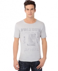 Kick your weekend wardrobe up a notch with this sweet graphic tee from Buffalo David Bitton.