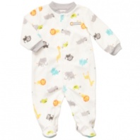 Unleash his inner animal with this ferociously cute footed coverall from Carter's.