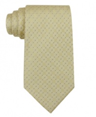 Finish off your look with this distinguished patterned tie from Sean John.