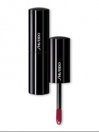 Inspired by Japanese Laquerware, one coat provides intense color and deep luster. This rich liquid lipstick leaves lips as smooth as lacquer. Applicator fits closely against the lips for a comfortable, even application that does not bleed. The formula improves dry, rough or peeling lips with continued use, leaving them smooth and deeply moisturized. Imported.