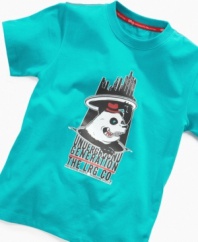 Don't keep his urban style buried. Show it off in this fun graphic t-shirt from LRG.