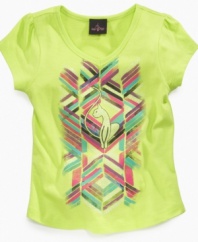Her casual style will start taking shape with this unique graphic-design t-shirt from Baby Phat. (Clearance)