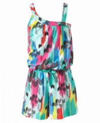 Colorful cutie. The pastel print on this romper from Baby Phat will give her standout style.