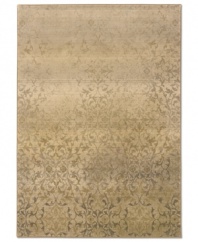 An elegant and traditional damask design is carefully weathered to create simply stunning style in the Odyssey area rug from Sphinx. Crafted in Egypt of heat-set polypropylene for ultimate durability and easy cleaning.
