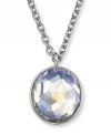 Ethereal and enchanting. Whether you wear it for day or evening, Swarovski's Marie Small Crystal Moonlight Pendant will add an eye-catching element to your style. Set in silver tone mixed metal. Approximate length: 15 inches. Approximate drop: 3/4 inches.