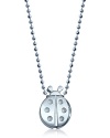 Always have a little bit of luck on your side with this sterling silver necklace from Alex Woo, finished with a delicate ladybug charm.