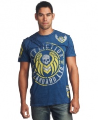 Need a new style recruit? Enlist this t-shirt from Affliction for some serious cool.