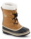 With a removable liner and seam-sealed waterproof body, this essential boot will put the wonder back in winter-land.