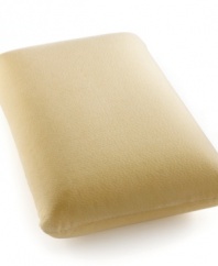 The right sleep starts with the right pillow. Featuring unique memory foam and ventilation channels, this pillow from Sealy relieves pressure by conforming to the head and neck and allows superior air flow for a fresh night's sleep. The traditional shape makes this ideal for all sleep positions.