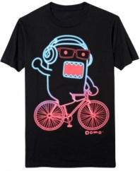 Roll out. A cool neon graphic gives this Fifth Sun t-shirt extra edge.