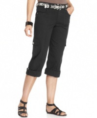 Style&co. takes traditional cropped pants to casual new place: cuffed cargos look so much cooler!