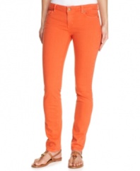 The hottest trend of the season, these brightly hued MICHAEL Michael Kors skinny jeans are perfect for a stylish spring look!