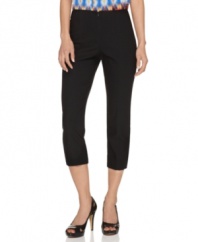 Try Style&co.'s capris for a fresh look! The comfort waistband features internal elastic stretch for a great feel.
