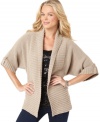 An oversized fit and wide ribbed knit make this cardigan from AGB into something special! Perfect for layering with all of your favorite tops, too.
