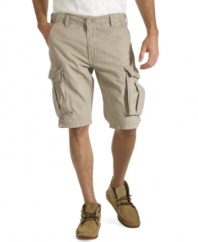 Get casual with Levi's cargo shorts for fashion and function all at once.