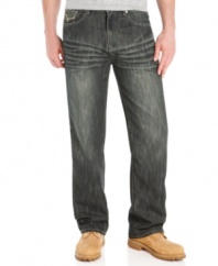 Break into your weekend wear with these relaxed-fit jeans from Ecko Unltd.