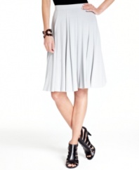 Fancy that: INC's feminine petite skirt feels like heaven and features an elastic waistband for easy pull-on styling!