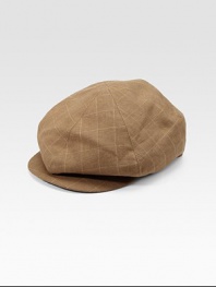 Signature style with soft, heritage-inspired pattern set in lightweight linen.LinenBrim, about 2½Spot cleanMade in USA