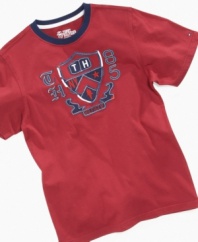 Roots go deep. He can show off his style traditions with this tee from Tommy Hilfiger.