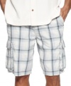 Part rugged, part preppy, these plaid cargo shorts from Tommy Bahama have your casual look covered.