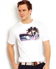 This graphic t-shirt from Nautica is a style reminder of what the summer is all about.