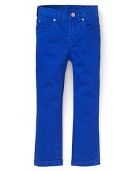 Perfect for vacation or the transition to Spring, the cute cropped jean in gorgeous colors from 7 For All Mankind.