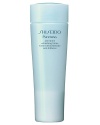 Shiseido Pureness Anti-Shine Refreshing Lotion. A medicated dual-phase lotion with powder that eliminates shine while treating acne. Leaves skin with a cool, fresh sensation. Formulated with oil-absorbing powder to target excess oil and give a perfect matte appearance. Tightens pores for improved smoothness. Calms and soothes the flare-ups and redness associated with acne. Formulated with salicylic acid to reduce the cause of acne. Recommended for oily, blemish-prone and combination skin. Use daily morning and evening after cleansing.