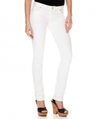 In a bright white wash, these MICHAEL Michael Kors skinny jeans are a spring must-have!