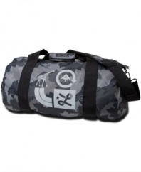 Tote all your essentials in this rad duffel bag from LRG.