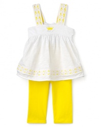 Juicy Couture Infant Girls' Slub Jersey Top & Jersey Leggings - Sizes 3-24 Months