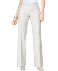 Calvin Klein's sleek pants are a fashionable fundamental for your spring work wardrobe. Mix and match or pair with other pieces from the collection of suit separates!