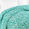 With a bright white nature-inspired print on a golf green field, this DIANE von FURSTENBERG full/queen duvet cover brings a sunny breath of fresh air to your bedroom.