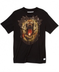 Don't be afraid to roar. This graphic t-shirt from Sean John speaks louder than words.
