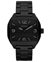 Blacked out designs make for an intriguing look. This Fossil watch adds mystery to your style.