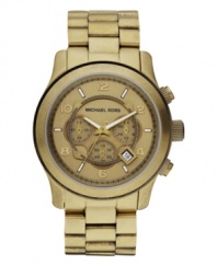 An allover bronze tone makes this chronograph watch from Michael Kors a fantastic alternative.