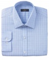 Introduce a pattern into your workday. This Club Room shirt does it in a subtle, sophisticated glen plaid.