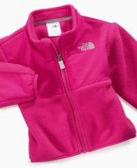 Protect your little princess from the chill with this durable, water resistant jacket from The North Face.