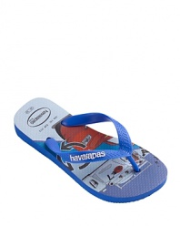 Your future race car driver will love these sporty sandals from Havaianas.
