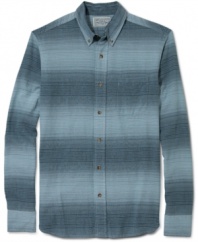 Redefine your weekend wardrobe. This ombre shirt from Lucky Brand Jeans is the spark of something new.