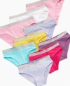 Keep her comfy in these bikini briefs, which come in a 3-pack from Calvin Klein.