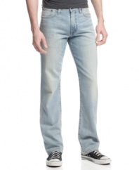 With a faded wash and a lived-in look, these Levi's jeans will be your go-to pair for weekends to come.